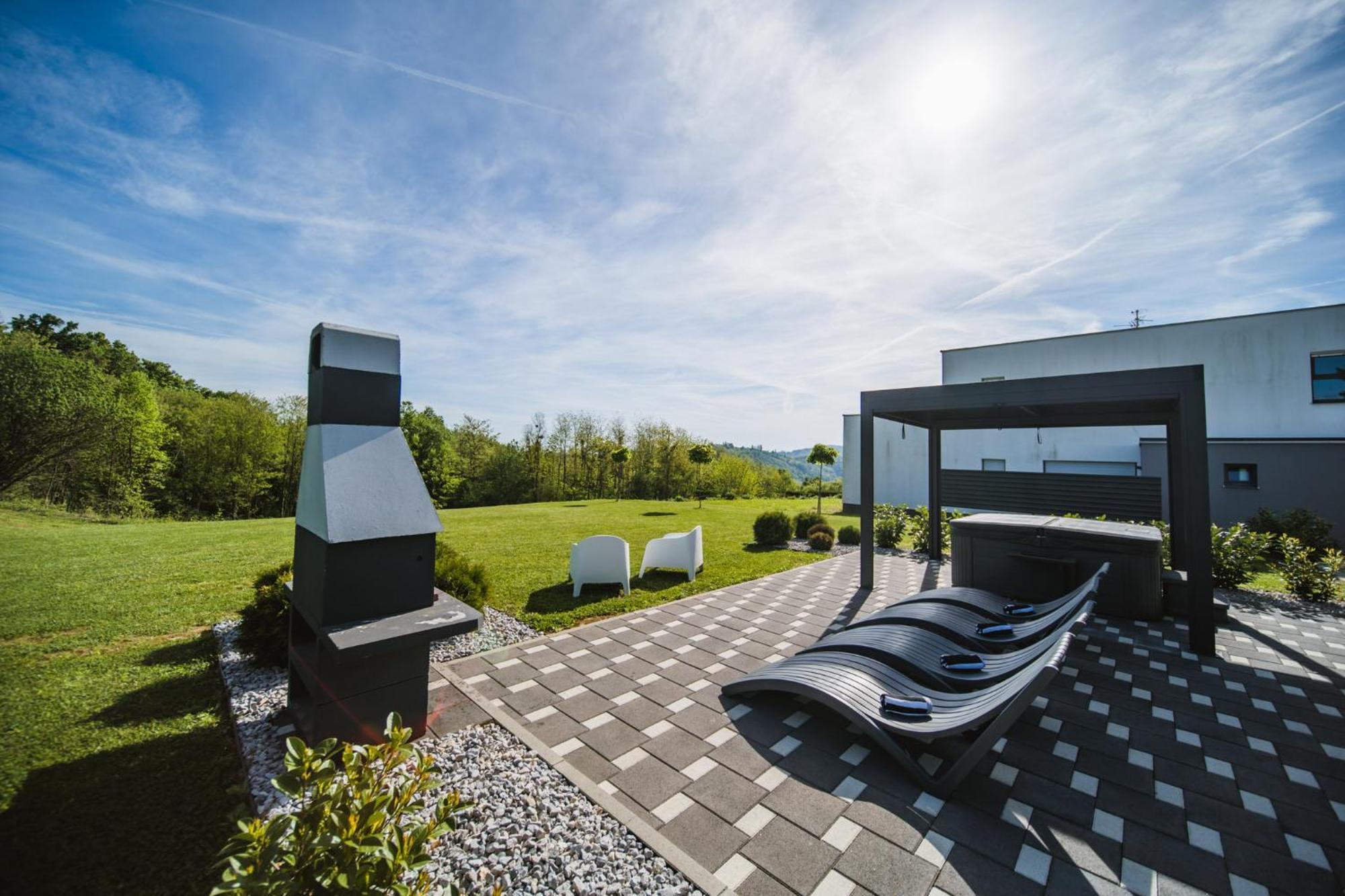 K Relax Place, Varazdinske Toplice, Modern Home With Sauna, Jacuzzi, Wifi Exterior foto